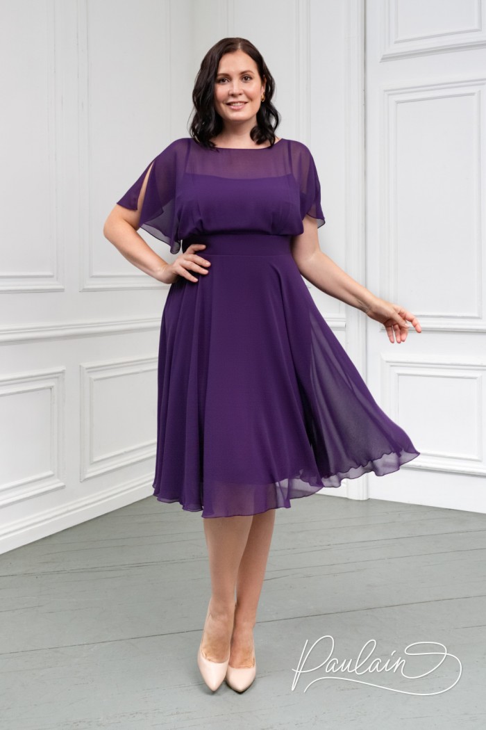 Lightweight dress of classic length made of weightless fabric - LETTA Classic | Paulain